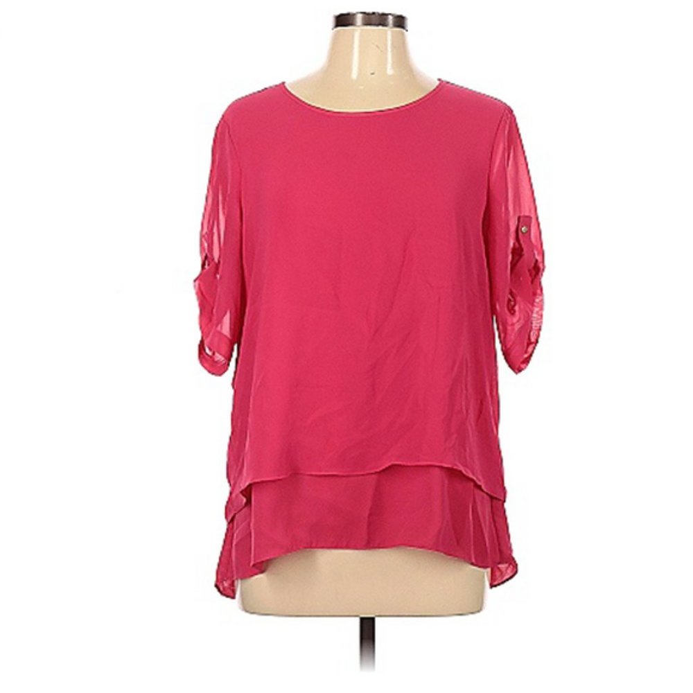 Layered Pink Blouse
